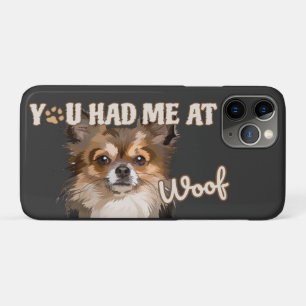 Capa Para iPhone 11 Pro Teve-me no texto de um retrato de cão
