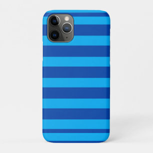 Capa Para iPhone 11 Pro textura listrada azul
