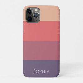 Capa Para iPhone 11 Pro Tiras de Coloração de Queda-