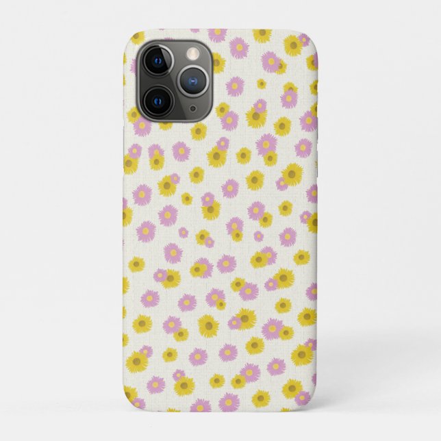 Capa Para iPhone 11 Pro Toalha de praia Daisy (Verso)