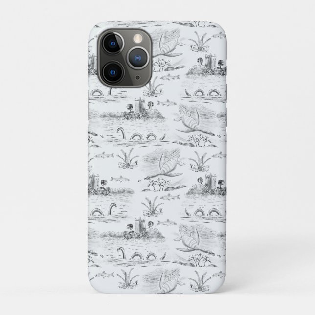 Capa Para iPhone 11 Pro Toile Loch Ness (Verso)