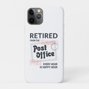 Capa Para iPhone 11 Pro Trabalhador Postal Aposentado, Mailman Funny