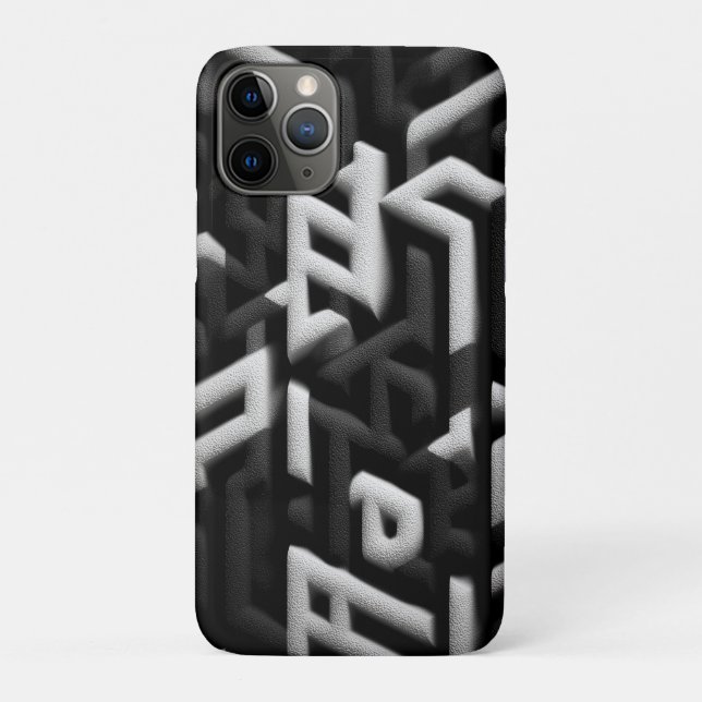 Capa Para iPhone 11 Pro Trabalho de arte abstrato (Verso)