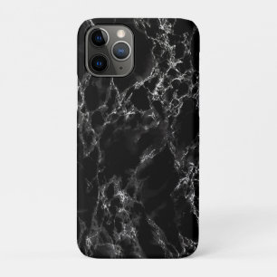 Capa Para iPhone 11 Pro Trendy Black Marble Stone