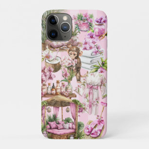 Capa Para iPhone 11 Pro Tropical Spa Cabana Resort