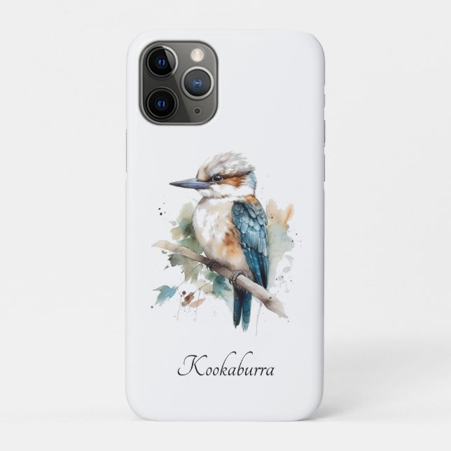 Capa Para iPhone 11 Pro True Blue Kookaburra, personalizado (Verso)