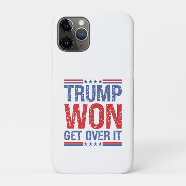 Capa Para iPhone 11 Pro Trump Won supere isso (Verso)