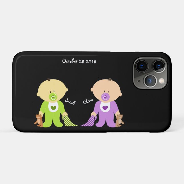 Capa Para iPhone 11 Pro Twins Keepsaname (Verso (horizontal))