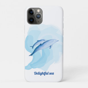 Capa Para iPhone 11 Pro Um mar incrível com golfinhos
