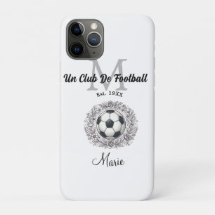 Capa Para iPhone 11 Pro um monograma de um clube de futebol é, ano copa do