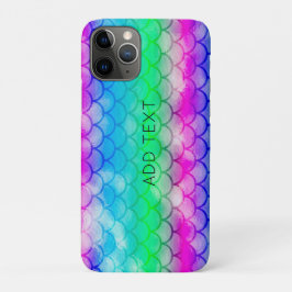 Capa Para iPhone 11 Pro Uma bela gama de cores estilo sereia    trifo