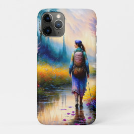 Capa Para iPhone 11 Pro Uma caminhada na obra de arte das florestas