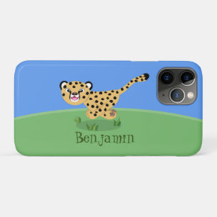 Capa Para iPhone 11 Pro Uma ilustração de desenho animado de um bebê bonit