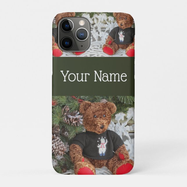 Capa Para iPhone 11 Pro Ursinho Cheery (Verso)