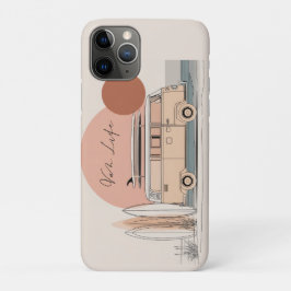 Capa Para iPhone 11 Pro Van Life Surf Van – Estética de Camper de Praia Re