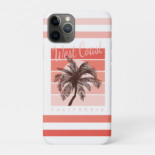 Capa Para iPhone 11 Pro Víbias da Costa Oeste: Pôr do Sol da Califórnia