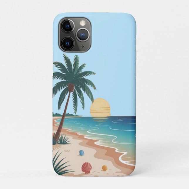 Capa Para iPhone 11 Pro Vibrações Ensolaradas (Verso)