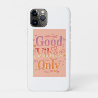 Capa Para iPhone 11 Pro Vibrações para um bom dia