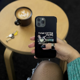 Capa Para iPhone 11 Pro Viciado em café para garotas