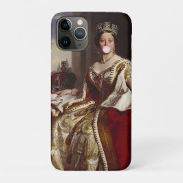 CAPA PARA iPhone 11 PRO VICÓRIA DE RAINHA A SOFRER UMA GOMA DE BOLHA DE TI