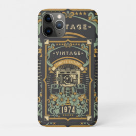 Capa Para iPhone 11 Pro Vintage Limited Edition 1974