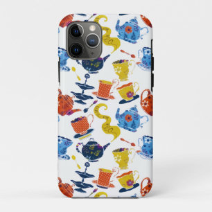 Capa Para iPhone 11 Pro Vintage Retro Winter Whimsical Tea Party
