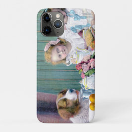 Capa Para iPhone 11 Pro Vintage Tea Party