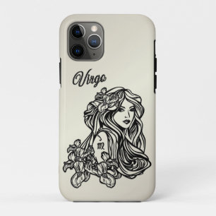 Capa Para iPhone 11 Pro Virgo O Ouro Virgem Zodiac