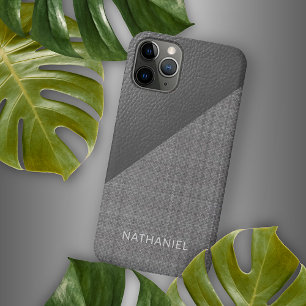 Capa Para iPhone 11 Pro Vista de Coleção de Cinzas Escuras Médias Escuras