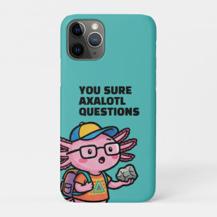 Capa Para iPhone 11 Pro Você certamente axolotl perguntas Meme Sarcástico 