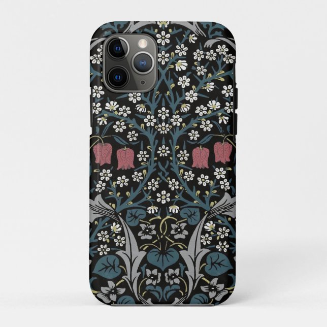 Capa Para iPhone 11 Pro William Morris Blackthorn Floral Art Nouveau (Verso)