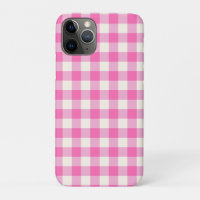 Xadrez de Cottagecore Rosa Gingham