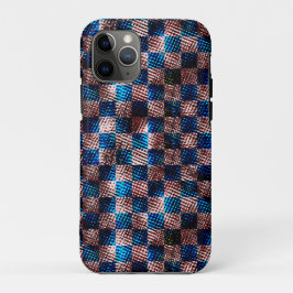 Capa Para iPhone 11 Pro Xadrez russo em forma de arranhões cruzados