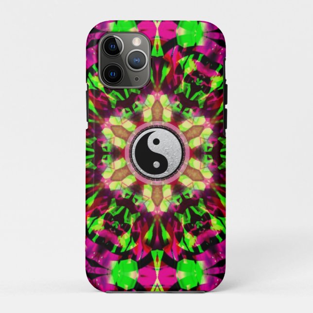 Capa Para iPhone 11 Pro Yin Yang Psychedelic Star (Verso)