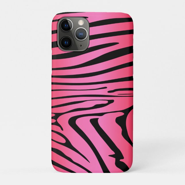 Capa Para iPhone 11 Pro Zesty Zebra Red (Verso)