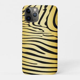 Capa Para iPhone 11 Pro Zesty Zebra Yellow