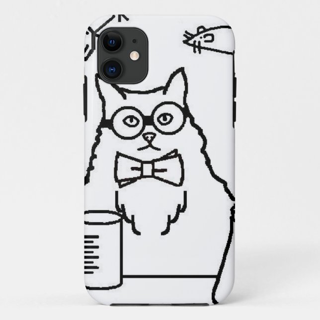 Capa Para iPhone 11 Professor Gato (Verso)