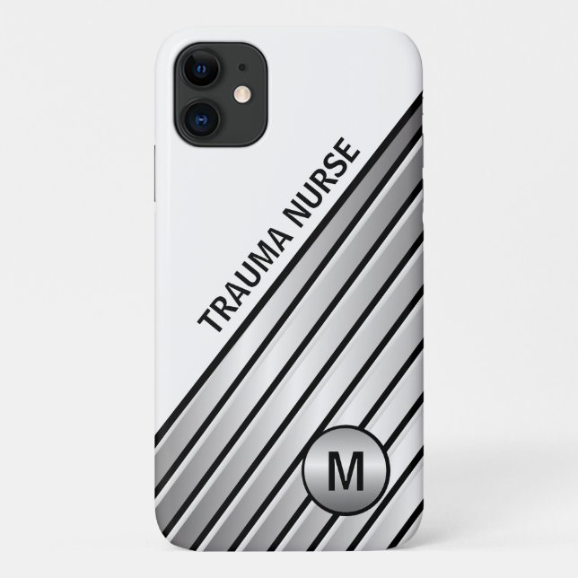 Capa Para iPhone 11 Profissional Médico Personalizado (Verso)