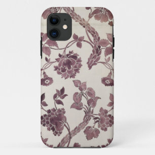 Capa Para iPhone 11 Projete para um damasco de seda, 1752 (lápis e w/