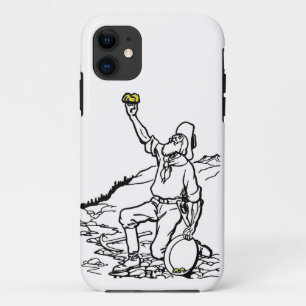 Capa Para iPhone 11 Prospector Dourado de Tempo Antigo