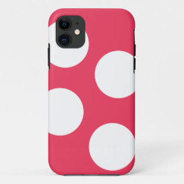 Capa Para iPhone 11 Proteção Ousada e Divertida com Pontos Vermelhos