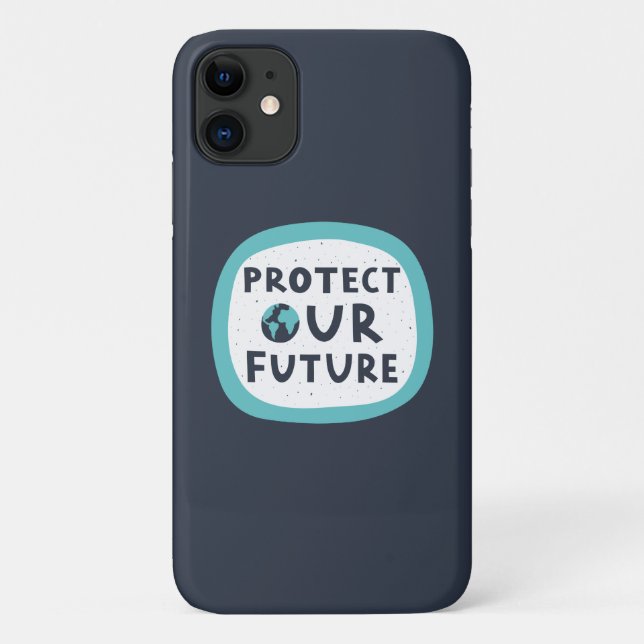 Capa Para iPhone 11 Proteja nosso futuro (Verso)