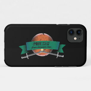 Capa Para iPhone 11 Prov. 27:17 Ferro Sharpens Ferro