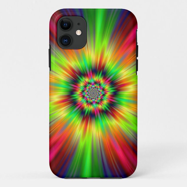 Capa Para iPhone 11 Psychedelic Star Burst (Verso)