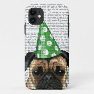 Capa Para iPhone 11 Pug da festa 2