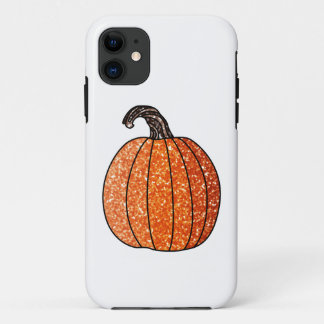 Capa Para iPhone 11 Pumpkin com brilho