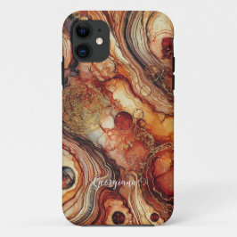 Capa Para iPhone 11 Pumpkin Personalizado Roca de Álcool Automático