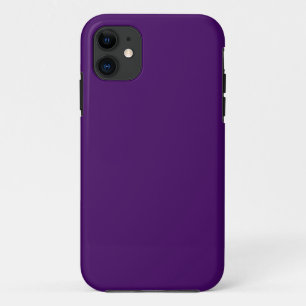 Capa Para iPhone 11 Púrpura violeta escura sólida
