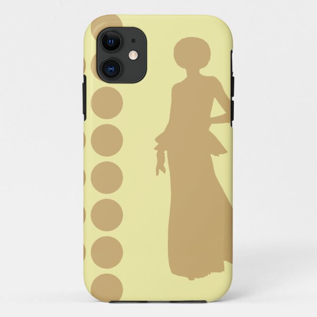 Capa Para iPhone 11 Putty Cream Neutral Dots Fashion (Verso)