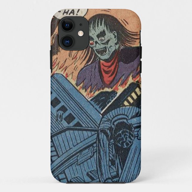 Capa Para iPhone 11 Quadrinho do Horror do 50 | Melhor presente para a (Verso)